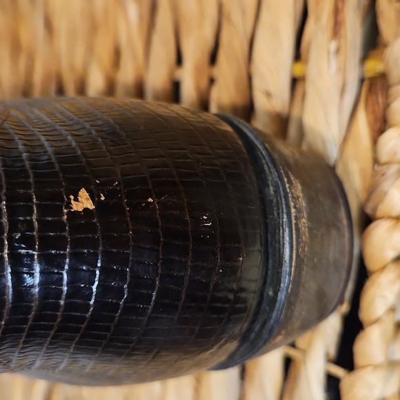 Vintage Diamond J Leather Mens Western Cowboy Boots Sz. 8 EE Wide - Picture 14 of 16